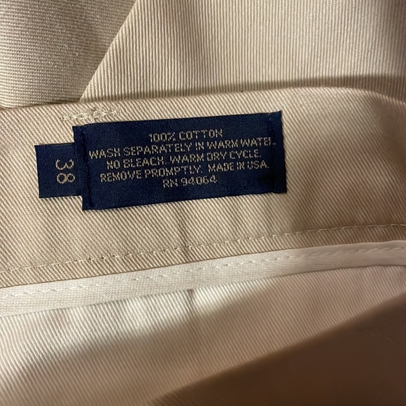 Country club prep men’s khaki Pants size 38 - Picture 7 of 7